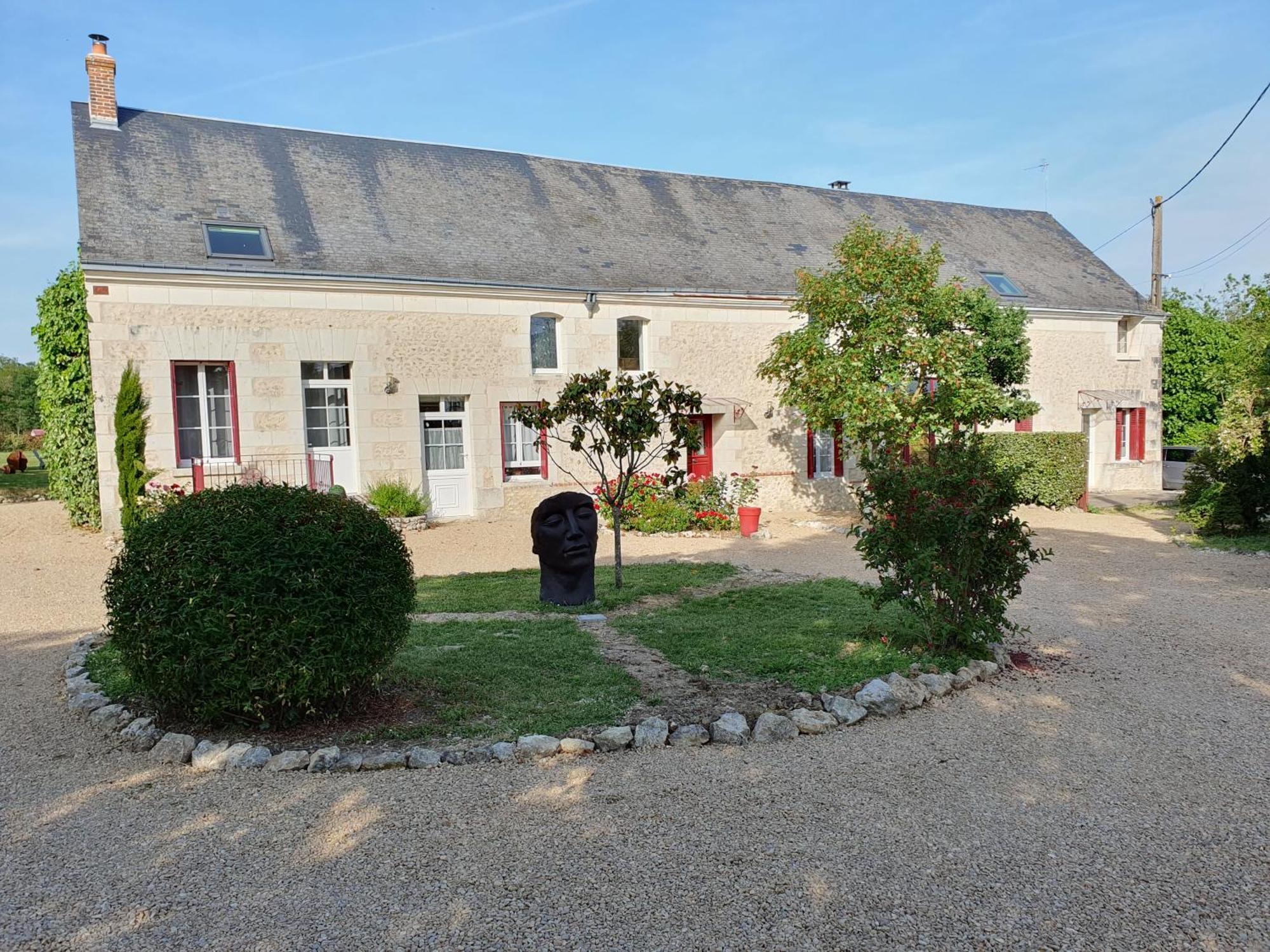 Au Domaine Du Bois Joubert Bed & Breakfast Luzillé Exterior foto
